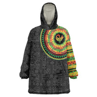 Sankofa Bird Adinkra Symbols Wearable Blanket Hoodie African Culture