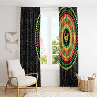 Sankofa Bird Adinkra Symbols Window Curtain African Culture