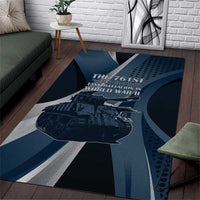 761st Tank Battalion WWII Area Rug Black Panthers Tribute