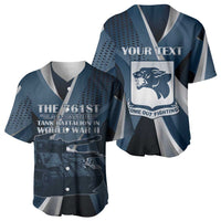 Personalized 761st Tank Battalion WWII Baseball Jersey Black Panthers Tribute