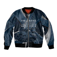 Personalized 761st Tank Battalion WWII Bomber Jacket Black Panthers Tribute