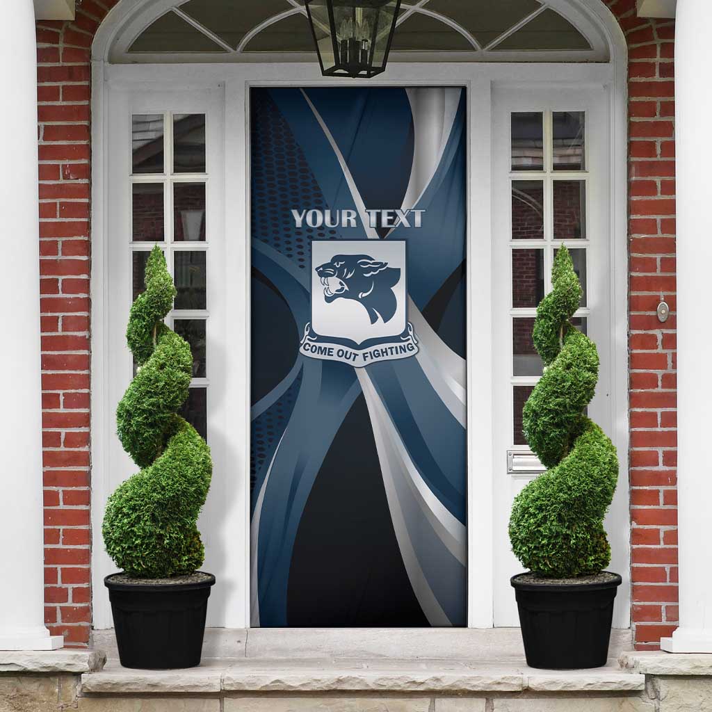 Personalized 761st Tank Battalion WWII Door Cover Black Panthers Tribute