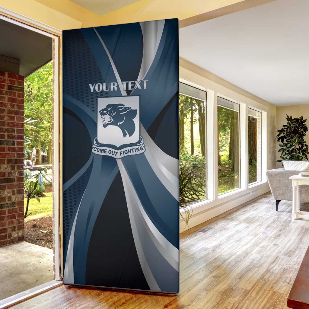 Personalized 761st Tank Battalion WWII Door Cover Black Panthers Tribute