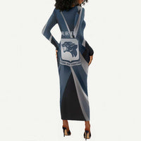 Personalized 761st Tank Battalion WWII Long Sleeve Bodycon Dress Black Panthers Tribute