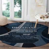 761st Tank Battalion WWII Round Carpet Black Panthers Tribute