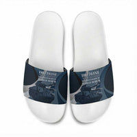 761st Tank Battalion WWII Slide Sandals Black Panthers Tribute