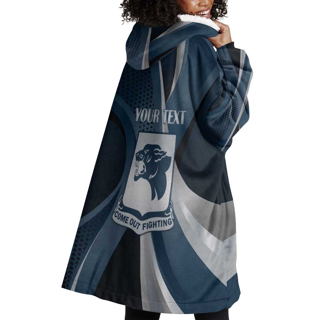 Personalized 761st Tank Battalion WWII Wearable Blanket Hoodie Black Panthers Tribute