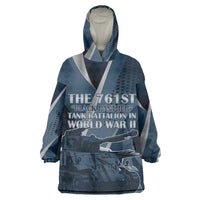 Personalized 761st Tank Battalion WWII Wearable Blanket Hoodie Black Panthers Tribute