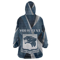Personalized 761st Tank Battalion WWII Wearable Blanket Hoodie Black Panthers Tribute