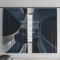 761st Tank Battalion WWII Window Curtain Black Panthers Tribute