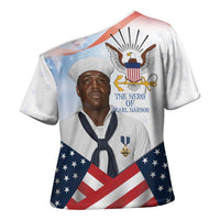 Doris Dorie Miller Cross Shoulder Shirt The Hero Pearl Harbor