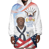 Doris Dorie Miller Wearable Blanket Hoodie The Hero Pearl Harbor