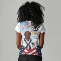 Doris Dorie Miller Women V-Neck T-Shirt The Hero Pearl Harbor