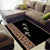 Ethiopia Angels Tilet Area Rug Ethiopian Cross Black Color