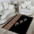 Ethiopia Angels Tilet Area Rug Ethiopian Cross Black Color