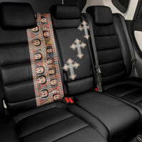 Ethiopia Angels Tilet Back Car Seat Cover Ethiopian Cross Black Color