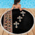 Ethiopia Angels Tilet Beach Blanket Ethiopian Cross Black Color