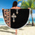 Ethiopia Angels Tilet Beach Blanket Ethiopian Cross Black Color