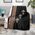 Ethiopia Angels Tilet Blanket Ethiopian Cross Black Color