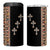 Ethiopia Angels Tilet 4 in 1 Can Cooler Tumbler Ethiopian Cross Black Color