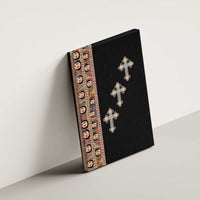 Ethiopia Angels Tilet Canvas Wall Art Ethiopian Cross Black Color