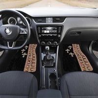Ethiopia Angels Tilet Car Mats Ethiopian Cross Black Color