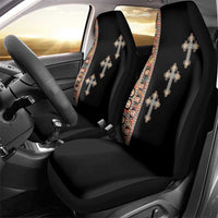 Ethiopia Angels Tilet Car Seat Cover Ethiopian Cross Black Color