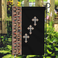 Ethiopia Angels Tilet Garden Flag Ethiopian Cross Black Color