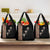 Ethiopia Angels Tilet Grocery Bag Ethiopian Cross Black Color