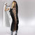Ethiopia Angels Tilet Hooded Blanket Ethiopian Cross Black Color