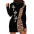 Ethiopia Angels Tilet Hoodie Dress Ethiopian Cross Black Color