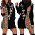 Ethiopia Angels Tilet Hoodie Dress Ethiopian Cross Black Color