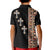 Ethiopia Angels Tilet Kid Polo Shirt Ethiopian Cross Black Color