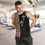 Ethiopia Angels Tilet Men Tank Top Ethiopian Cross Black Color