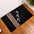 Ethiopia Angels Tilet Rubber Doormat Ethiopian Cross Black Color