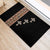 Ethiopia Angels Tilet Rubber Doormat Ethiopian Cross Black Color