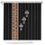 Ethiopia Angels Tilet Shower Curtain Ethiopian Cross Black Color