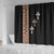 Ethiopia Angels Tilet Shower Curtain Ethiopian Cross Black Color