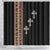 Ethiopia Angels Tilet Shower Curtain Ethiopian Cross Black Color