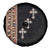 Ethiopia Angels Tilet Spare Tire Cover Ethiopian Cross Black Color