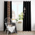Ethiopia Angels Tilet Window Curtain Ethiopian Cross Black Color