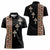 Ethiopia Angels Tilet Women Polo Shirt Ethiopian Cross Black Color