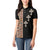 Ethiopia Angels Tilet Women Polo Shirt Ethiopian Cross Black Color