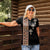 Ethiopia Angels Tilet Women Polo Shirt Ethiopian Cross Black Color