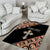 Personalized Ethiopian Orthodox Church Angel Area Rug Black Color