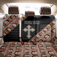 Personalized Ethiopian Orthodox Church Angel Back Car Seat Cover Black Color