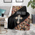 Personalized Ethiopian Orthodox Church Angel Blanket Black Color