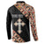 Personalized Ethiopian Orthodox Church Angel Button Sweatshirt Black Color