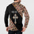 Personalized Ethiopian Orthodox Church Angel Button Sweatshirt Black Color