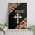 Personalized Ethiopian Orthodox Church Angel Canvas Wall Art Black Color